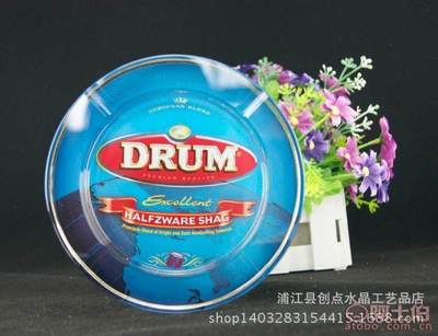 【D.C厂家直销水晶烟灰缸品牌广告赠品烟灰缸浦江水晶烟缸正圆款150MM】浦江县创点水晶工艺品店 - 产品库
