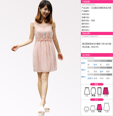 【正品韩版芊朵唯2012秋装新款女装 荷叶花边圆点收腰修身连衣裙】价格,厂家,图片-中国网库