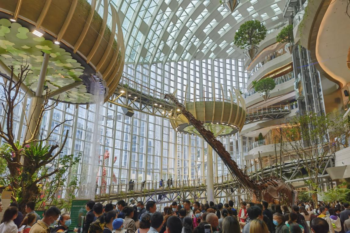 都市里的森林乐园 重庆光环购物公园开业打卡